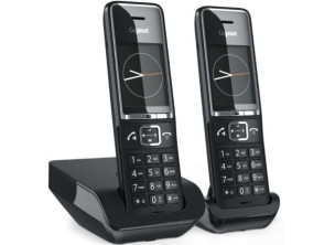 Teléfono Inalámbrico Gigaset Comfort 550/ Pack DUO - Negro