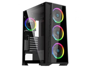 Caja Gaming Hiditec MH12 GLASS Semitorre