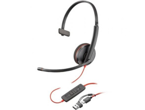 Añadir a la cesta Auricular Poly Blackwire 3210 + Adaptador USB-C/A/ con Micrófono/ USB Tipo-C/ Bulk - Negro Auricular Poly Blackwire 3210 + Adaptador USB-C/A/ con Micrófono/ USB Tipo-C/ Bulk - Negro
