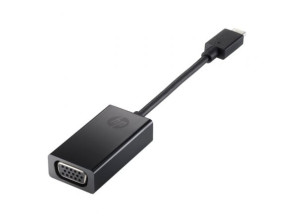 Conversor USB Tipo C Macho a VGA Hembra HP 4SH06AA - 7.6cm