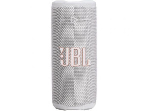JBL Grip tragbarer Bluetooth-Lautsprecher weiß IP68 Auracast Ambient Light - Blanco