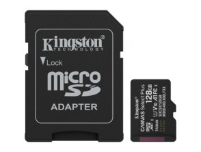 Añadir a la cesta Tarjeta de Memoria Kingston CANVAS Select Plus 128GB microSD XC con Adaptador Clase 10 Tarjeta de Memoria Kingston CANVAS Select Plus 128GB microSD XC con Adaptador Clase 10