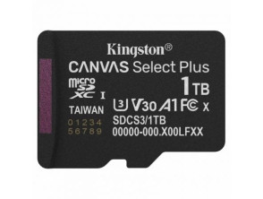 Añadir a la cesta Tarjeta de Memoria Kingston CANVAS Select Plus 1TB microSD XC/ Clase 10 Tarjeta de Memoria Kingston CANVAS Select Plus 1TB microSD XC/ Clase 10