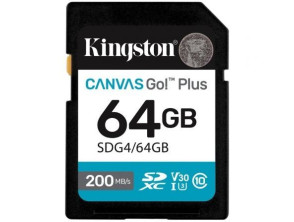 Añadir a la cesta Tarjeta de Memoria Kingston CANVAS Go! Plus 64GB SD Clase 10 XC Tarjeta de Memoria Kingston CANVAS Go! Plus 64GB SD Clase 10 XC