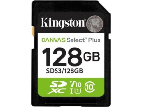 Añadir a la cesta Tarjeta de Memoria Kingston CANVAS Select Plus 128GB SD Clase 10 XC Tarjeta de Memoria Kingston CANVAS Select Plus 128GB SD Clase 10 XC