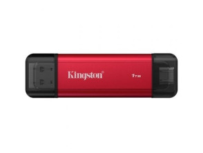 Disco Duro Externo SSD Kingston 1TB Dual Portable - USB Tipo-C y USB 3.2