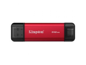 512 GB DUAL USB-A/C PORTABLE KINGSTON - Rojo