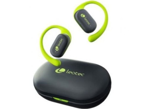 Auriculares Deportivos Bluetooth Leotec Open Air Zenith Sport con estuche de carga/ Autonomía 6.5h - Lima