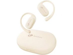 Auriculares Deportivos Bluetooth Leotec Open Air Zenith Sport con estuche de carga/ Autonomía 6.5h - Beige