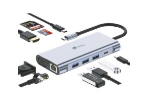 Docking USB Tipo-C Leotec LEDS01 - Conectividad Versátil y Eficiente