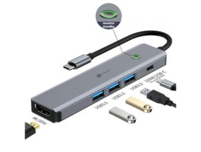 Añadir a la cesta Docking USB Tipo-C Leotec LEDS05 - 3xUSB - 1xUSB Tipo-C PD - 1xHDMI 4K Docking USB Tipo-C Leotec LEDS05 - 3xUSB - 1xUSB Tipo-C PD - 1xHDMI 4K