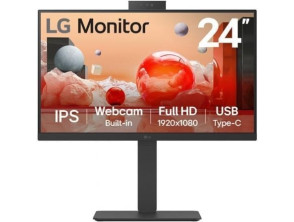 Monitor Profesional LG 24BA850-B 23.8" Full HD con Webcam y Multimedia