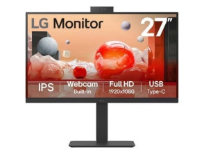 Monitor Profesional LG 27BA850-B Full HD 27" con Webcam y Multimedia Regulable en Altura