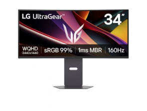Monitor Gaming Curvo Ultrapanorámico LG UltraGear 34G600A-B 34" WQHD Multimedia 5ms 160Hz VA Regulable en Altura