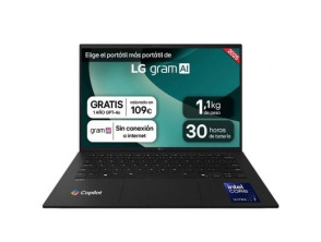 Añadir a la cesta Portátil LG Gram 14" Intel Core Ultra 7-255H/ 32GB/ 1TB SSD Portátil LG Gram 14" Intel Core Ultra 7-255H/ 32GB/ 1TB SSD