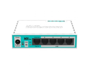 Router Mikrotik Hex Lite RB750R2 - 5 Puertos RJ45 10/100 - Conectividad MikroTik
