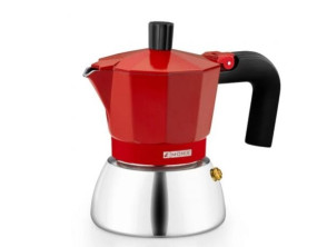 Cafetera Monix Induction Inox Italiana 6 Tazas