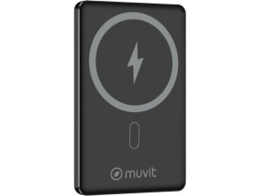 Powerbank Muvit For Change 5000mAh Negra - Wireless 20W