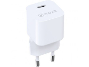 Cargador de Pared Muvit For Change con USB Tipo-C