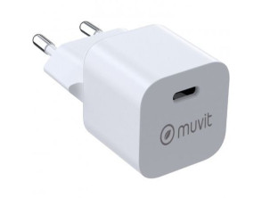 Cargador de Pared Muvit For Change Tipo-C MCACC0048/ 1xUSB