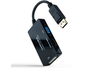 Cable DisplayPort Nanocable HDMI DVI-D VGA Hembra 20cm - Nanocable 10.16.3301-ALL