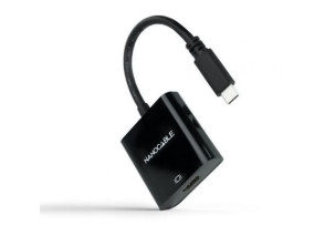 Conversor Nanocable USB Tipo-C a HDMI 15cm - Macho a Hembra