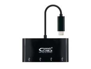 Hub USB Tipo-C Nanocable - Marca NANO CABLE