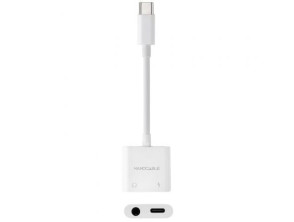 Adaptador de Audio Nanocable USB Tipo-C Macho a Jack 3.5 Hembra