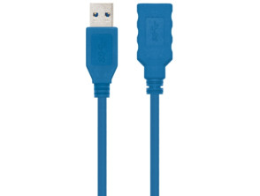 Añadir a la cesta CABLE EXTENSION USB 3.0 TIPO A/M-A/H AZUL 2M NANOCABLE - Azul CABLE EXTENSION USB 3.0 TIPO A/M-A/H AZUL 2M NANOCABLE - Azul