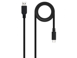 Añadir a la cesta Cable USB Tipo-C Nanocable 2.0 Macho a Macho 480Mbps 1.5m Cable USB Tipo-C Nanocable 2.0 Macho a Macho 480Mbps 1.5m