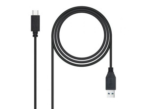 Cable USB 3.1 Tipo-C Nanocable 10.01.4002/ USB Tipo-C Macho - USB Macho/ 10Gbps/ 2m