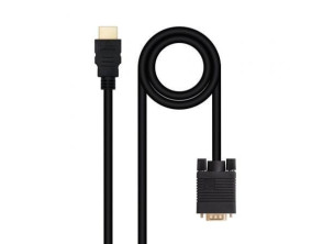 Cable Conversor Nanocable HDMI a VGA Macho - Macho 1.8m