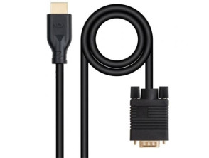Cable Conversor Nanocable VGA Macho a HDMI 8K Macho 1.8m