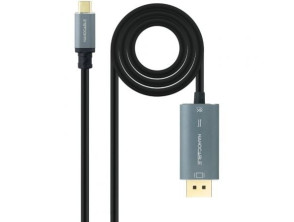 Cable Conversor Nanocable 10.15.5022/ USB Tipo-C Macho - Displayport Macho/ 2m
