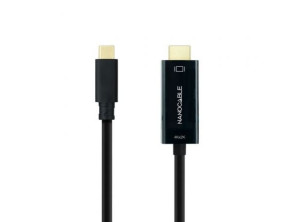 Cable Conversor Nanocable USB Tipo-C Macho a HDMI Macho 3m