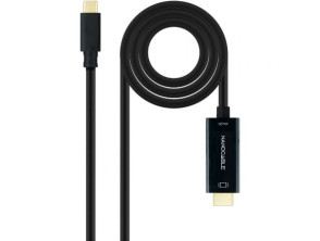 Cable Conversor Nanocable USB Tipo-C Macho a HDMI Macho de 5m