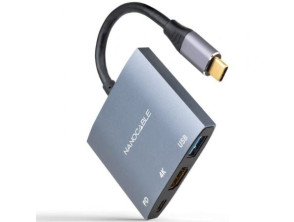 Añadir a la cesta Conversor Nanocable USB Tipo-C a HDMI 4K Hembra - USB Hembra - USB Tipo-C PD/ 15cm Conversor Nanocable USB Tipo-C a HDMI 4K Hembra - USB Hembra - USB Tipo-C PD/ 15cm