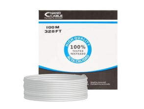 Bobina de Cable RJ45 UTP Nanocable Cat.5e 100m