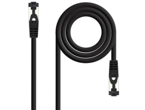 Añadir a la cesta Cable de Red Negro Cat8.1 AWG26 0.30 m Latiguillo SSTP NanoCable Cable de Red Negro Cat8.1 AWG26 0.30 m Latiguillo SSTP NanoCable