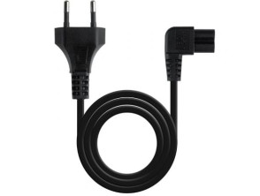 Cable de Alimentación Acodado Nanocable 3m - CEE7/16 Macho C7 Hembra