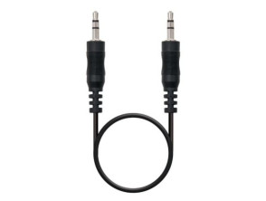 Añadir a la cesta Cable Estéreo Nanocable Jack 3.5 Macho - 30cm Cable Estéreo Nanocable Jack 3.5 Macho - 30cm