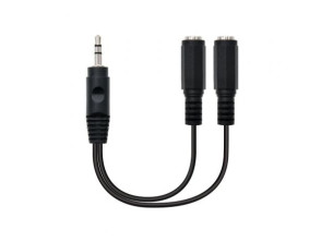 Añadir a la cesta Cable Estéreo Nanocable 10.24.1200/ Jack 3.5 Macho - 2x Jack 3.5 Hembra/ 15cm - Negro Cable Estéreo Nanocable 10.24.1200/ Jack 3.5 Macho - 2x Jack 3.5 Hembra/ 15cm - Negro