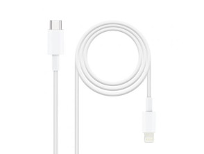 Cable USB Tipo-C a Lightning 50cm - Nanocable 10.10.0600