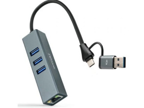 Añadir a la cesta Hub USB Tipo-C 3.0 Nanocable 3xUSB 1xRJ45 Hub USB Tipo-C 3.0 Nanocable 3xUSB 1xRJ45