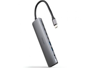 Docking Tipo-C Nanocable 10.16.4608/ 2xUSB/ 3xUSB Tipo-C/ 1xHDMI 4K/ 1xJack 3.5/ 1xUSB Tipo-C PD - Gris