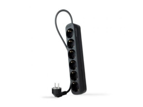 Añadir a la cesta Regleta Nanocable 10.37.0006-NS-BK/ 6 Tomas de Corriente/ Cable 1.4m Regleta Nanocable 10.37.0006-NS-BK/ 6 Tomas de Corriente/ Cable 1.4m