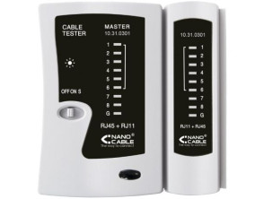 Añadir a la cesta Tester Nanocable para RJ11-RJ12-RJ45 - Modelo 10.31.0301 Tester Nanocable para RJ11-RJ12-RJ45 - Modelo 10.31.0301