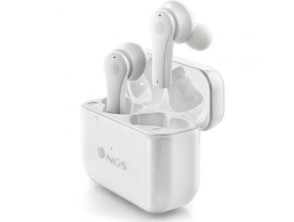 AURICULAR INTRAUDITIVO BLUETOOTH ARTICA BLOOM TWS BT 5.1 BAT 6h TACTIL MANOS LIBRES COLOR BLANCO - Blancos