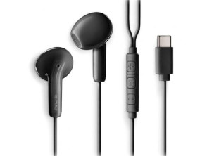 AURICULAR INTRAUDITIVO USB-C NGS CROSS GLIDE MICROFONO CABLE 1.2M COLOR NEGRO - Negros