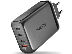 Cargador de Pared NGS BUD 240W GaN con 3xUSB-C y 1xUSB-A